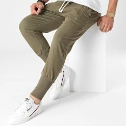 De gros ⭐ Jogger Pant B5648 Vert Kaki de 2Y Premium 🔔 -2Y Premium Soldes 2y premium 252201 B5648 2 KHAKI 20210219T131607 03