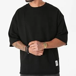 Nouveau 🥰 Tee 👕 Shirt Oversize SW6049 Noir de 2Y Premium 🧨 -2Y Premium Soldes 2y premium 265940 SW6049 SIYAH 20210512T122612 03