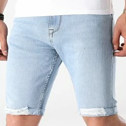 De gros 🛒 Short Jean B4400 Bleu Denim de 2Y Premium 😉