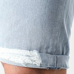 De gros 🛒 Short Jean B4400 Bleu Denim de 2Y Premium 😉 -2Y Premium Soldes 2y premium 265971 B4400 BLUE 20210517T115030 03