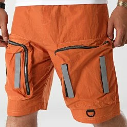 Meilleure vente ⌛ Short Cargo 5270 Camel Réfléchissant de 2Y Premium 🤩