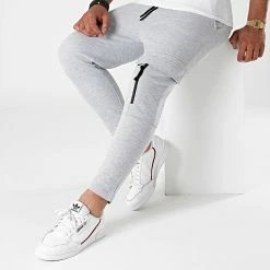 Acheter 🥰 Pantalon Jogging 2012 Gris Chiné de 2Y Premium ✨ -2Y Premium Soldes 2y premium 270826 AD P2012 GREY 20210621T113310 03