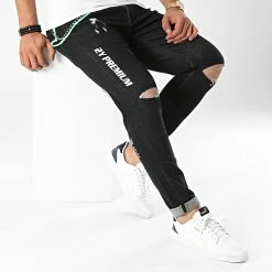 Nouveau ⭐ Jean Skinny B6299 Noir de 2Y Premium ✔️ -2Y Premium Soldes 2y premium 283683 B6299 BLACK 20210913T152417 03