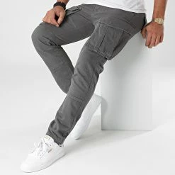 Meilleure vente 🔔 Pantalon Cargo ES8076 Gris Anthracite de 2Y Premium ⭐ -2Y Premium Soldes 2y premium 287806 ES8076 ANTRASIT 20211008T161908 03