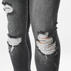 Nouveau 🎁 Jean Slim B6488 Gris Anthracite de 2Y Premium 🔔 -2Y Premium Soldes 2y premium 287810 B6488 1 BLACK 20211011T141524 02