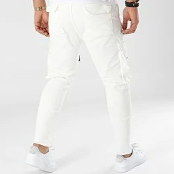 Tout neuf 😉 Jogger Pant Jean ES8068 Blanc de 2Y Premium 🥰 -2Y Premium Soldes 2y premium 287812 ES8068 R1 WHITE 20211011T141315 04