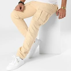 Meilleure affaire 💯 Pantalon Cargo ES8076 Beige de 2Y Premium ✨ -2Y Premium Soldes 2y premium 287814 ES8076 BEIGE 20211011T141331 03