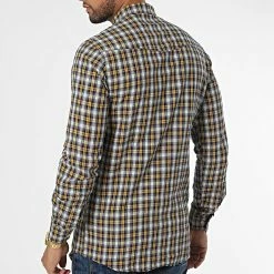 Meilleur prix 👍 Chemise Manches Longues A Carreaux G1003 Bleu Marine Jaune de 2Y Premium 👏 -2Y Premium Soldes 2y premium 287864 NG G1003 HARDAL 20211011T154747 04