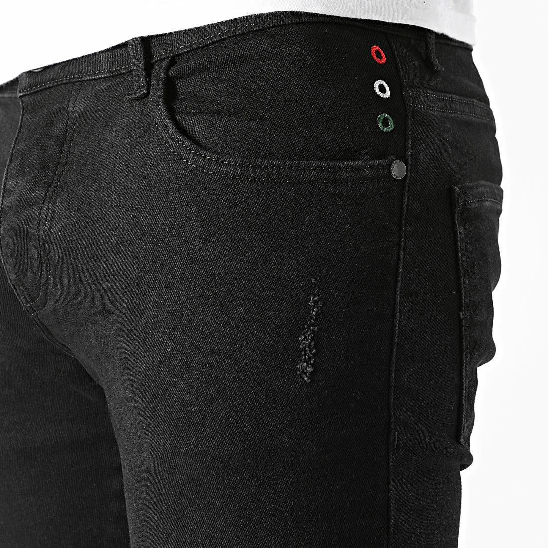 Acheter ❤️ Jean Slim B6595 Noir de 2Y Premium 👏 4 Acheter ❤️ Jean Slim B6595 Noir de 2Y Premium 👏 – Image 2