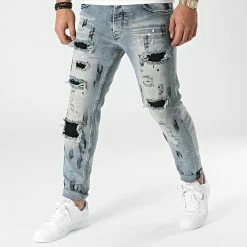 Nouveau 😍 Jean Slim B6354 Bleu Wash de 2Y Premium ⭐