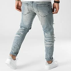 Nouveau 😍 Jean Slim B6354 Bleu Wash de 2Y Premium ⭐ -2Y Premium Soldes 2y premium 291053 B6345 BLUE 20211108T160844 04