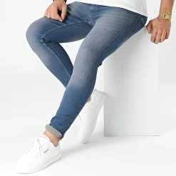 Acheter 😍 Jean Slim B6512 Bleu Denim de 2Y Premium 🧨 -2Y Premium Soldes 2y premium 291055 B6512 1 BLUE 20211108T160709 03