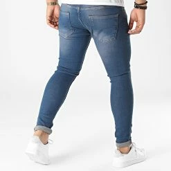 Acheter 😍 Jean Slim B6512 Bleu Denim de 2Y Premium 🧨 -2Y Premium Soldes 2y premium 291055 B6512 1 BLUE 20211108T160710 04