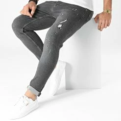Vente flash 🤩 Jean Skinny B6186 Noir de 2Y Premium 🔥 -2Y Premium Soldes 2y premium 291089 B6186 GREY 20211110T152531 03