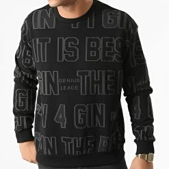 Offres 🤩 Sweat Crewneck 5414 Noir de 2Y Premium 🔥 -2Y Premium Soldes 2y premium 291205 BRS SW 5414 BLACK 20211110T160713 03