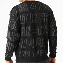 Offres 🤩 Sweat Crewneck 5414 Noir de 2Y Premium 🔥 -2Y Premium Soldes 2y premium 291205 BRS SW 5414 BLACK 20211110T160714 04