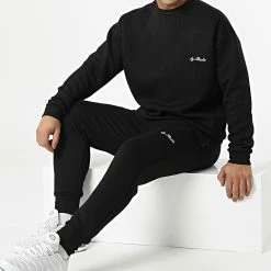 Le moins cher ✔️ Ensemble de Survetement ADP-2036 Noir de 2Y Premium 🎁