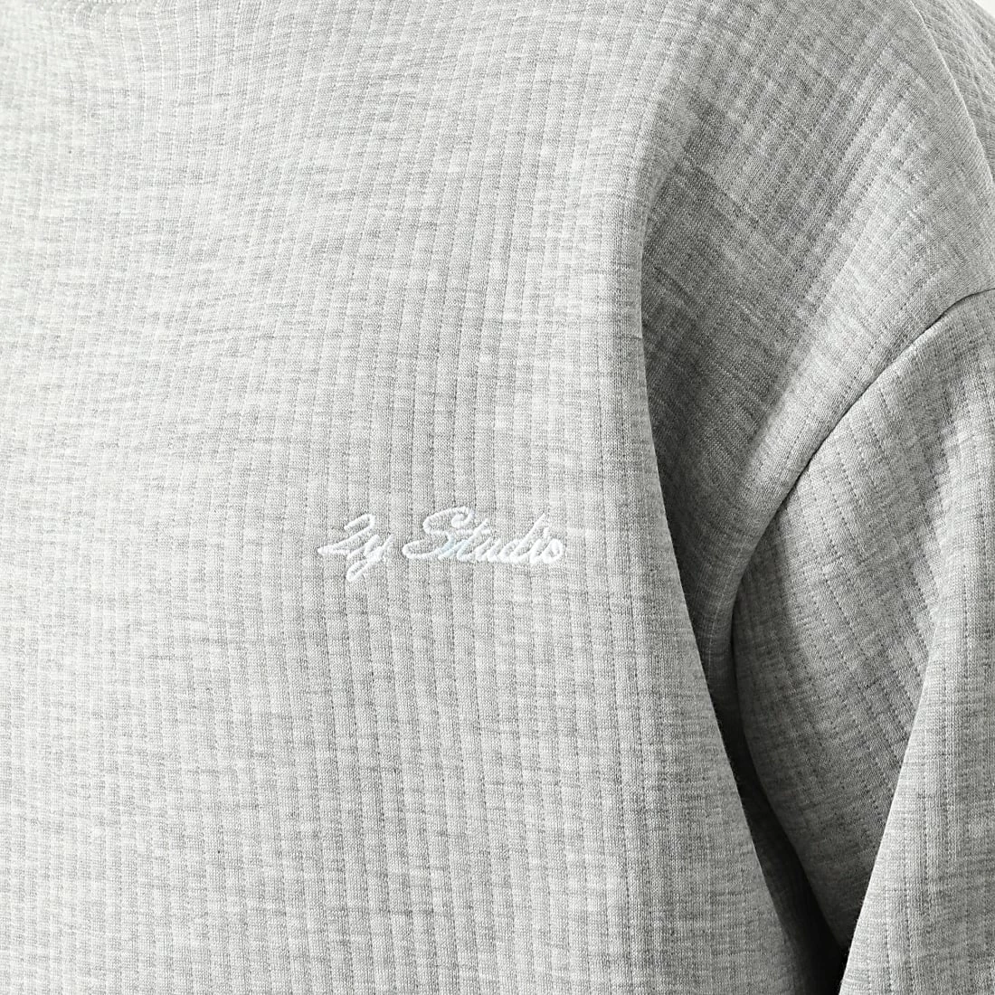 Bon marché 🎁 Ensemble de Survetement ADP-2036 Gris Chiné de 2Y Premium 🛒 5 Bon marché 🎁 Ensemble de Survetement ADP-2036 Gris Chiné de 2Y Premium 🛒 – Image 3