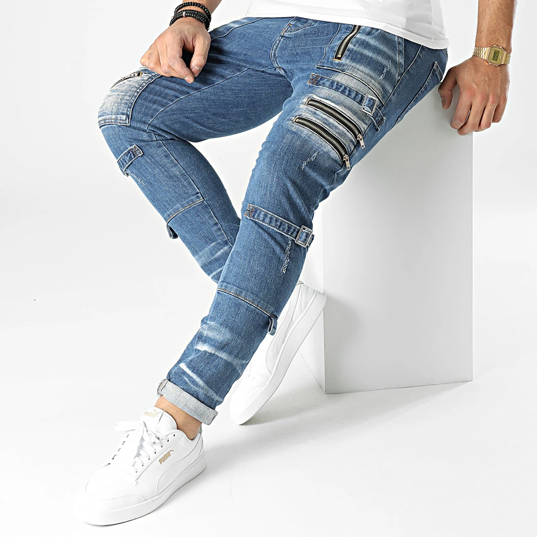 Coupon 🎉 Jean Slim B6454 Bleu Denim de 2Y Premium ⌛ 5 Coupon 🎉 Jean Slim B6454 Bleu Denim de 2Y Premium ⌛ – Image 3