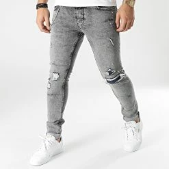 Bon marché 🎉 Jean Skinny B6495 Gris de 2Y Premium 💯