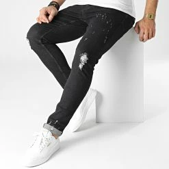 Acheter 🎉 Jean Skinny B6301 Noir de 2Y Premium 🤩 -2Y Premium Soldes 2y premium 294504 B6301 BLACK 20211209T150524 03