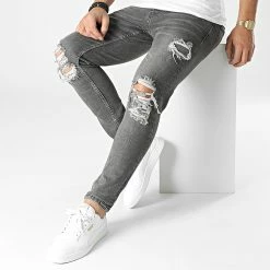 Nouveau 😀 Jean Slim B6043 Gris de 2Y Premium ⌛ -2Y Premium Soldes 2y premium 294508 B6043 1 BIEGE 20211209T150316 03