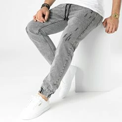 Remise 😍 Jogger Pant B5762 Gris de 2Y Premium 🔥 -2Y Premium Soldes 2y premium 296182 B5762 R10 GREY 20211224T105208 03