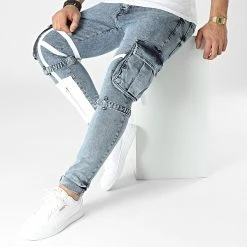 Acheter 👍 Jean Skinny B6673 Bleu Denim de 2Y Premium 🔥 -2Y Premium Soldes 2y premium 296186 B6673 BLUE 20211223T155352 03