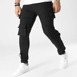 Top 10 🔔 Pantalon Cargo Skinny B6650 Noir de 2Y Premium 😍