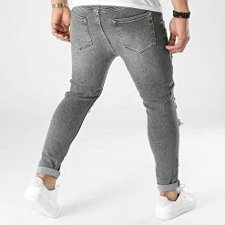 Promo 🔔 Jean Skinny AT8166 Gris de 2Y Premium 🧨 -2Y Premium Soldes 2y premium 296193 AT8166 GREY 20211224T105227 04