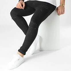 Bon marché 💯 Jean Skinny B6635 Noir de 2Y Premium ❤️ -2Y Premium Soldes 2y premium 296207 B6635 BLACK 20211223T155938 03