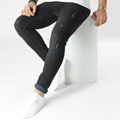 Vente flash 🎉 Jean Skinny B6665 Noir de 2Y Premium 🔥 -2Y Premium Soldes 2y premium 296212 B6665 1 BLACK 20211223T155750 03