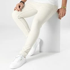 Bon marché 🧨 Jean Slim B6348 Beige de 2Y Premium 🔥 -2Y Premium Soldes 2y premium 298071 B6348 STONE 20220113T143038 03