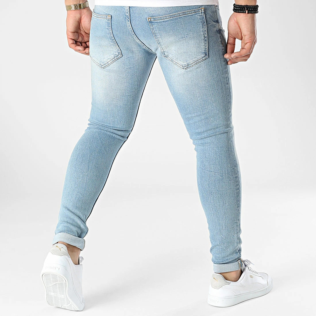 Vente flash 👏 Jean Skinny B6797 Bleu Wash de 2Y Premium 🎉 6 Vente flash 👏 Jean Skinny B6797 Bleu Wash de 2Y Premium 🎉 – Image 4