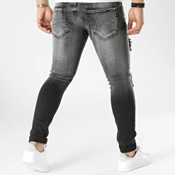 Le moins cher 🧨 Jean Skinny B6736 Gris Noir Dégradé de 2Y Premium ❤️ -2Y Premium Soldes 2y premium 301093 B6736 BLACK 20220202T152912 04