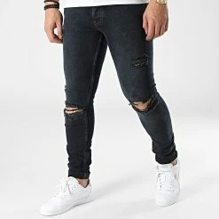 Acheter 🧨 Jean Slim B6856 Bleu Brut de 2Y Premium 👍