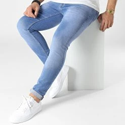 Meilleure affaire ✨ Jean Slim B6660 Bleu Denim de 2Y Premium 🔥 -2Y Premium Soldes 2y premium 307517 B6660 BLUE 20220304T152121 03