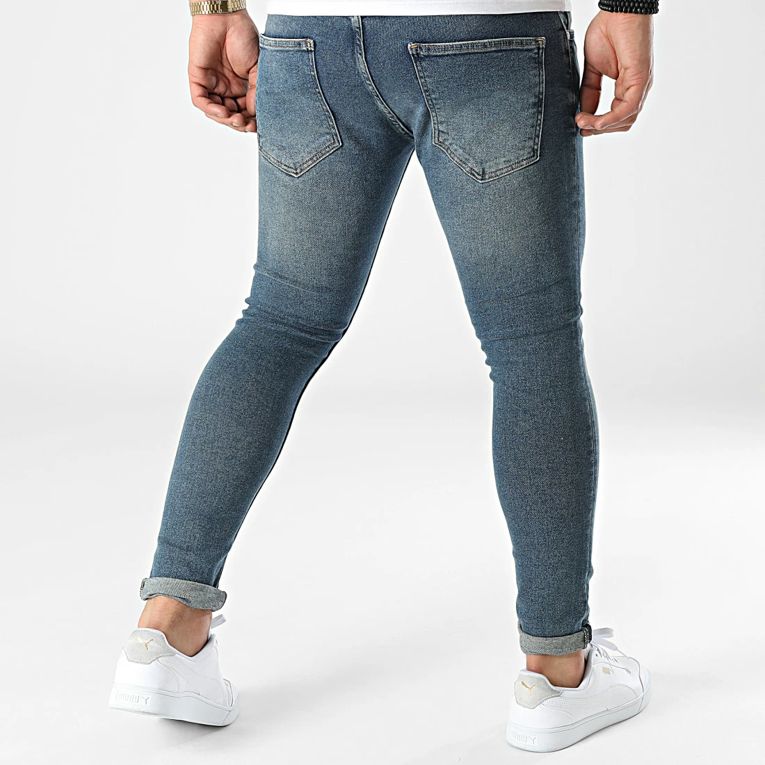 Bon marché 🔔 Jean Slim B6767 Bleu Denim de 2Y Premium 🎁 6 Bon marché 🔔 Jean Slim B6767 Bleu Denim de 2Y Premium 🎁 – Image 4