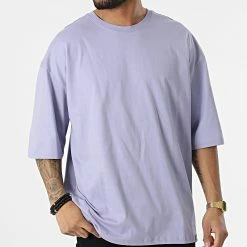 Vente flash 😉 Tee 👕 Shirt FT-6117 Lila de 2Y Premium 🎉 -2Y Premium Soldes 2y premium 308345 FT 6117 LILAC 20220310T144607 03