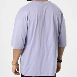 Vente flash 😉 Tee 👕 Shirt FT-6117 Lila de 2Y Premium 🎉 -2Y Premium Soldes 2y premium 308345 FT 6117 LILAC 20220310T144608 04