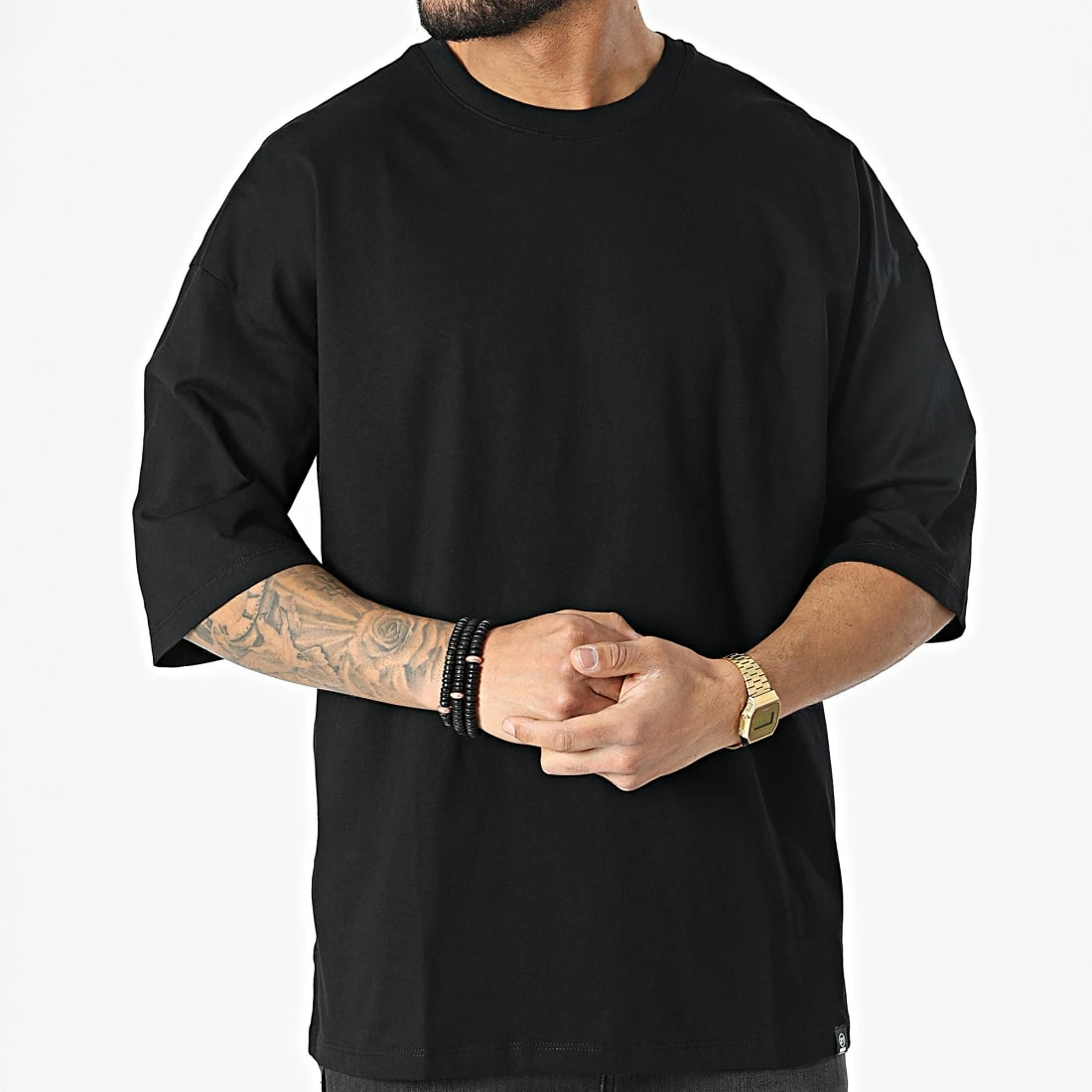 Grosses soldes 👏 Tee 👚 Shirt FT-6117 Noir de 2Y Premium 😉 5 Grosses soldes 👏 Tee 👚 Shirt FT-6117 Noir de 2Y Premium 😉 – Image 3