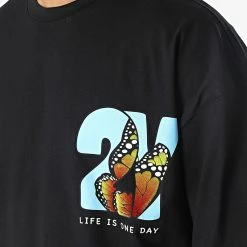 Meilleure vente 🌟 Tee 👕 Shirt FT-6118 Noir de 2Y Premium 😉 -2Y Premium Soldes 2y premium 308371 FT 6118 BLACK 20220310T142415 02