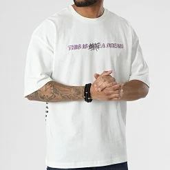 Meilleure affaire 🛒 Tee 👚 Shirt FT-6114 Beige de 2Y Premium 🛒 -2Y Premium Soldes 2y premium 308384 FT 6114 OFF WHITE 20220310T142931 03