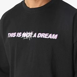 Promo ❤️ Tee 👕 Shirt FT-6114 Noir de 2Y Premium 😉 -2Y Premium Soldes 2y premium 308386 FT 6114 BLACK 20220310T142108 02