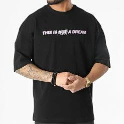 Promo ❤️ Tee 👕 Shirt FT-6114 Noir de 2Y Premium 😉 -2Y Premium Soldes 2y premium 308386 FT 6114 BLACK 20220310T142109 03