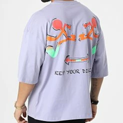 Acheter 🛒 Tee 👚 Shirt FT-6106 Lavande de 2Y Premium 🤩 -2Y Premium Soldes 2y premium 308388 FT 6106 LILAC 20220310T143549 04