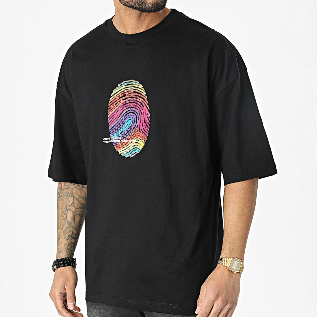 Meilleure affaire ⭐ Tee 👕 Shirt FT-6120 Noir de 2Y Premium 🎁 3 Meilleure affaire ⭐ Tee 👕 Shirt FT-6120 Noir de 2Y Premium 🎁