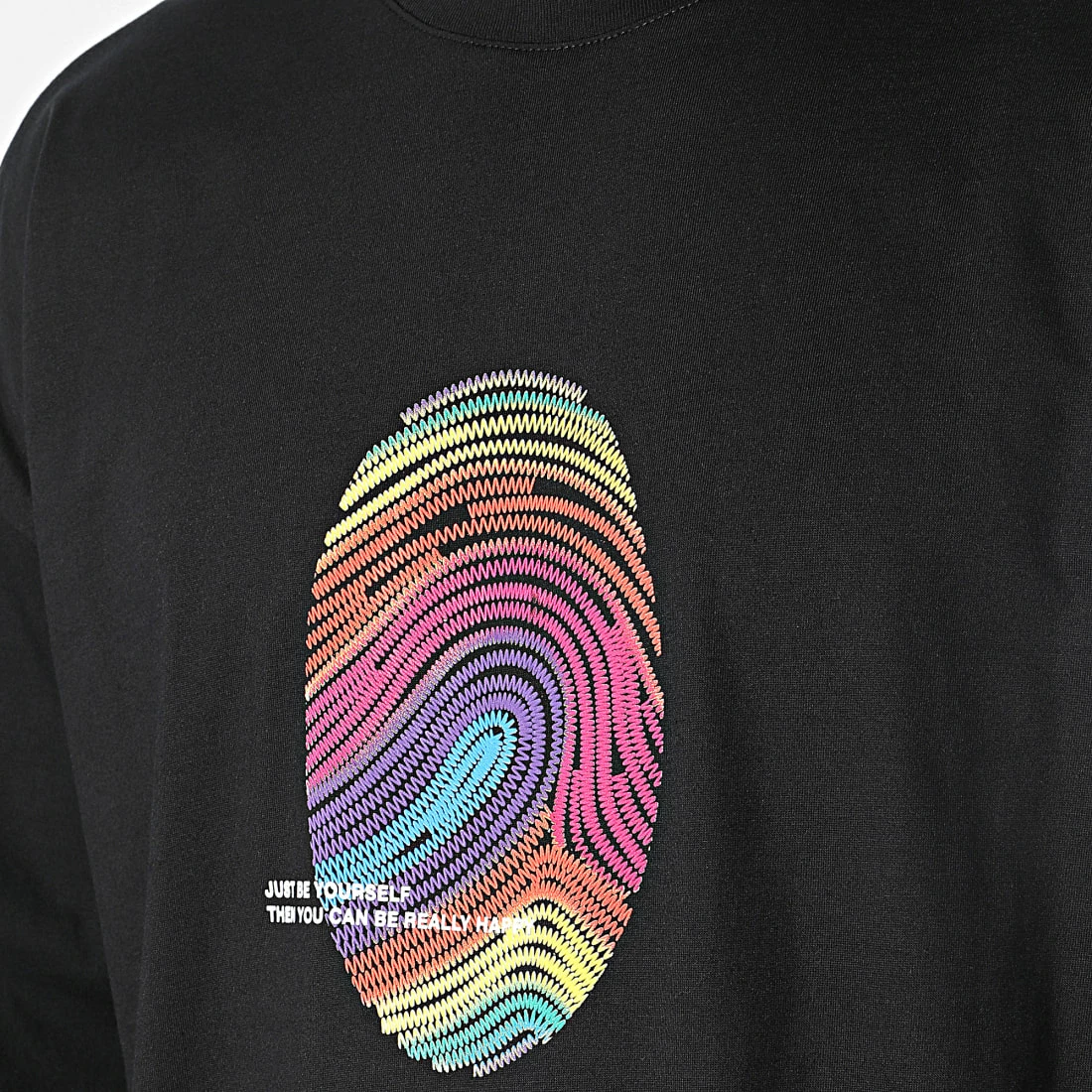 Meilleure affaire ⭐ Tee 👕 Shirt FT-6120 Noir de 2Y Premium 🎁 4 Meilleure affaire ⭐ Tee 👕 Shirt FT-6120 Noir de 2Y Premium 🎁 – Image 2