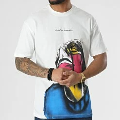 Grosses soldes 👏 Tee 👕 Shirt FT-6111 Beige de 2Y Premium 🧨 -2Y Premium Soldes 2y premium 308409 FT 6111 OFF WHITE 20220310T142909 03