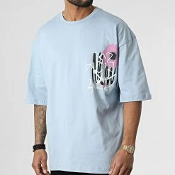 Remise 🎁 Tee 👚 Shirt FT-6138 Bleu Clair de 2Y Premium 😀 -2Y Premium Soldes 2y premium 310649 FT 6138 BLUE FROG 20220324T160800 03